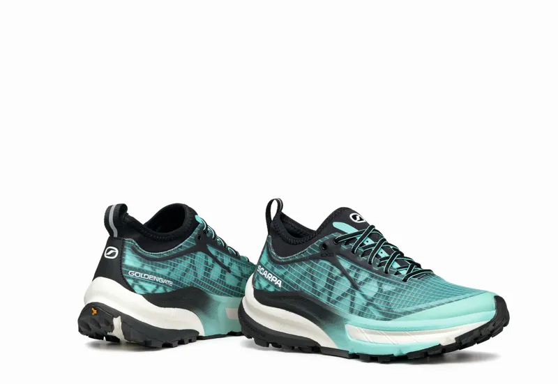 Scarpa Womens Golden Gate ATR Running Shoes - Aruba Blue-Black-4